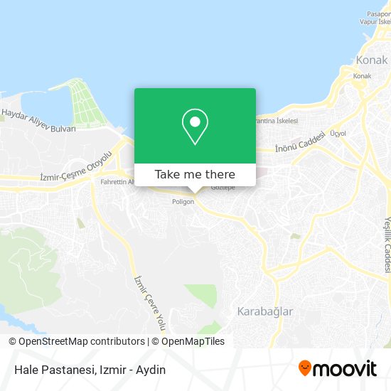 Hale Pastanesi map