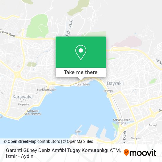 Garanti Güney Deniz Amfibi Tugay Komutanlığı ATM map