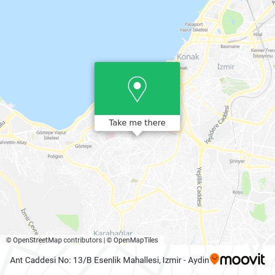 Ant Caddesi No: 13 / B Esenlik Mahallesi map