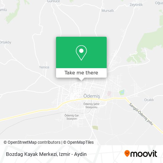 Bozdag Kayak Merkezi map