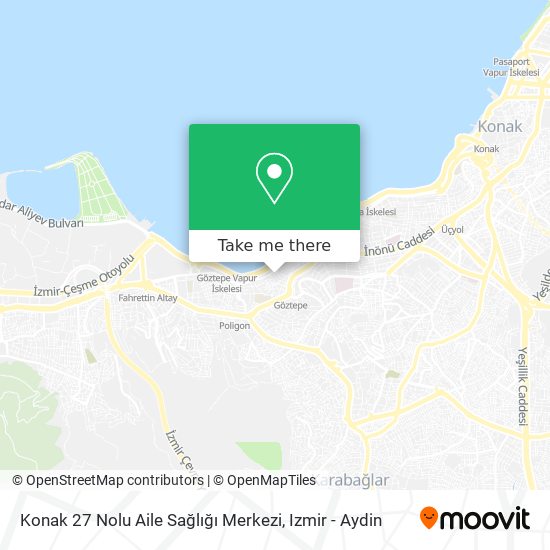 Konak 27 Nolu Aile Sağlığı Merkezi map