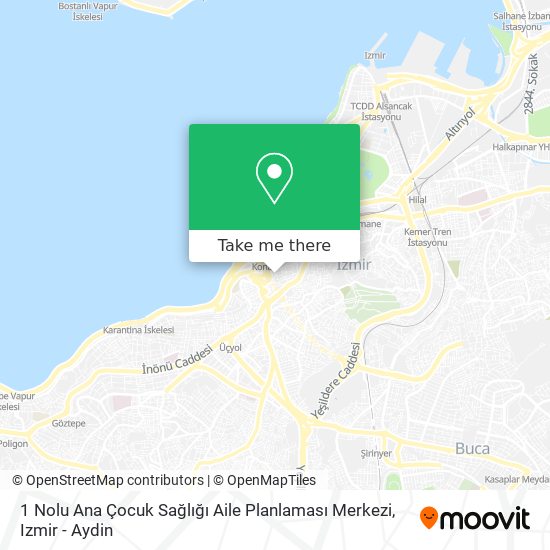 1 Nolu Ana Çocuk Sağlığı Aile Planlaması Merkezi map