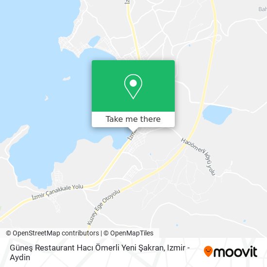 Güneş Restaurant Hacı Ömerli Yeni Şakran map