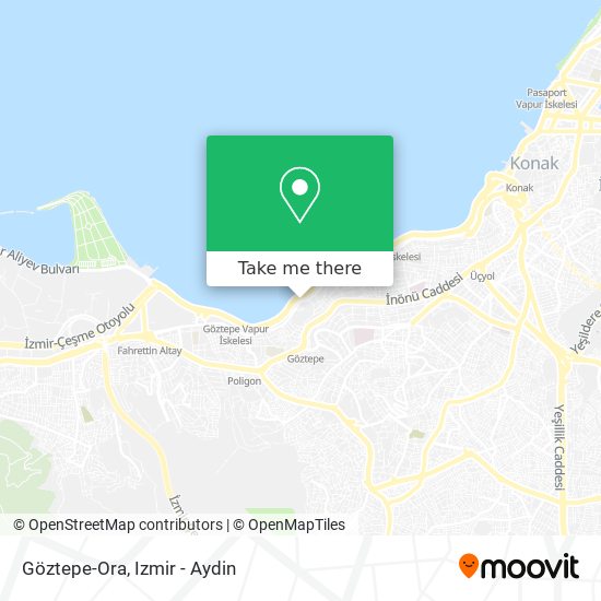 Göztepe-Ora map