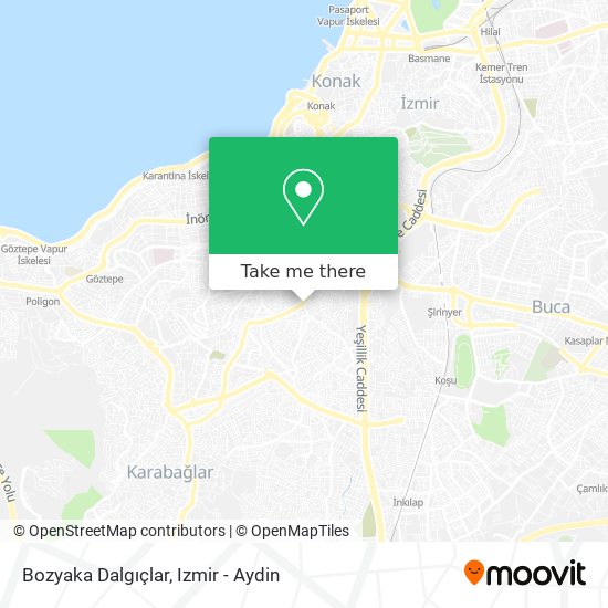 Bozyaka Dalgıçlar map