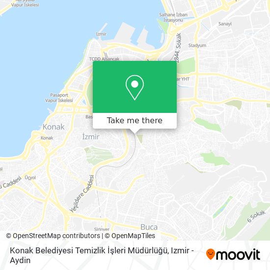 Konak Belediyesi Temizlik İşleri Müdürlüğü map