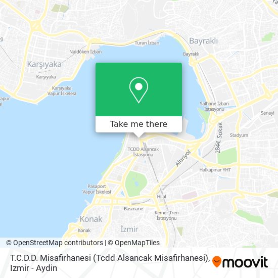 T.C.D.D. Misafirhanesi (Tcdd Alsancak Misafirhanesi) map