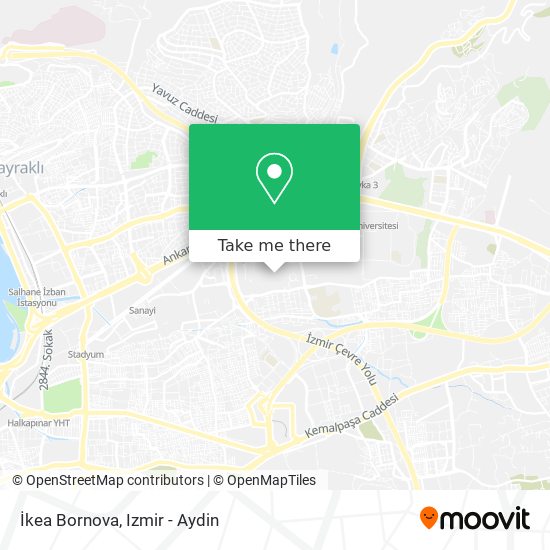 İkea Bornova map