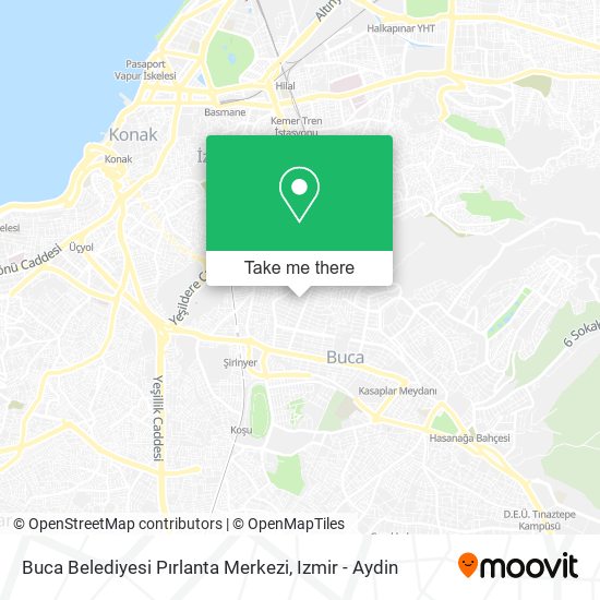 Buca Belediyesi Pırlanta Merkezi map