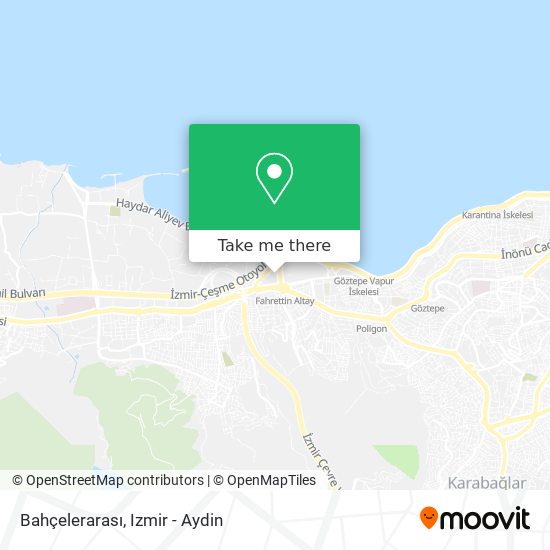 Bahçelerarası map