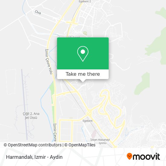Harmandalı map