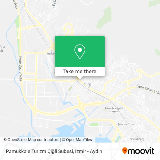 Pamukkale Turizm Çiğli Şubesi map