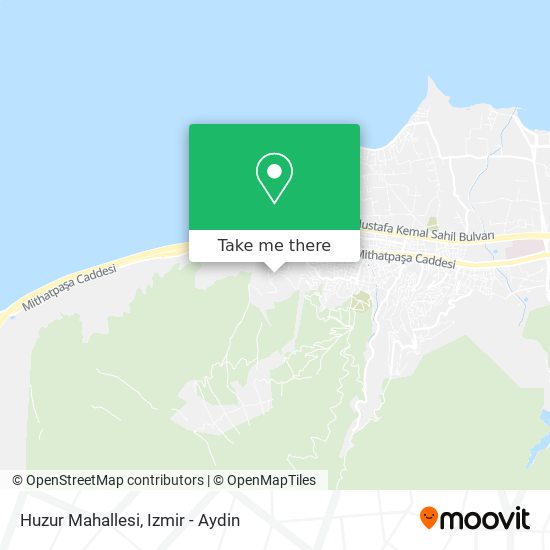 Huzur Mahallesi map