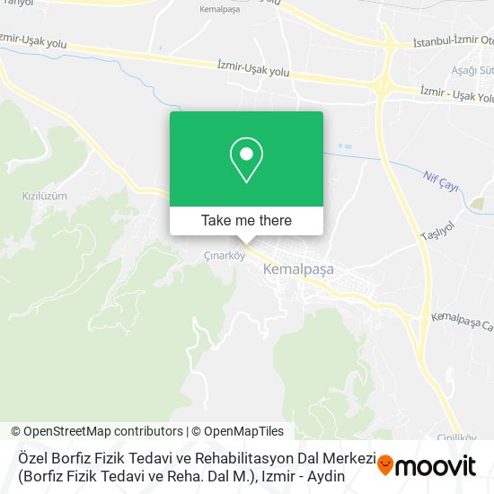 Özel Borfiz Fizik Tedavi ve Rehabilitasyon Dal Merkezi (Borfiz Fizik Tedavi ve Reha. Dal M.) map