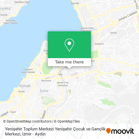 Yenişehir Toplum Merkezi Yenişehir Çocuk ve Gençlik Merkezi map
