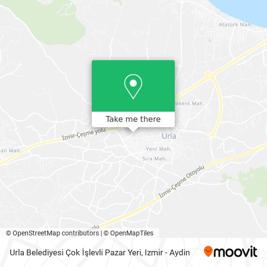 Urla Belediyesi Çok İşlevli Pazar Yeri map