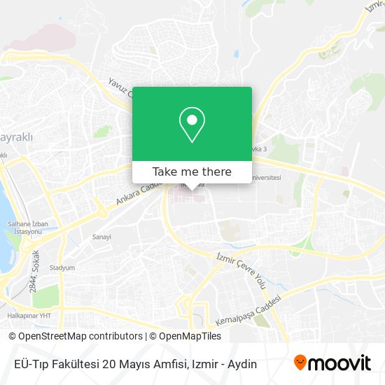 EÜ-Tıp Fakültesi 20 Mayıs Amfisi map