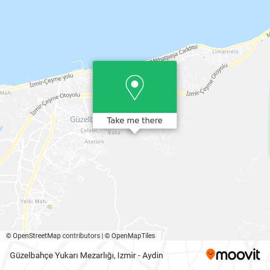 Güzelbahçe Yukarı Mezarlığı map