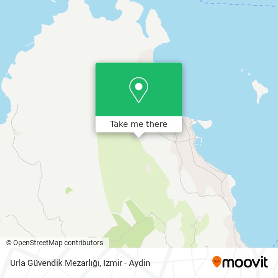 Urla Güvendik Mezarlığı map