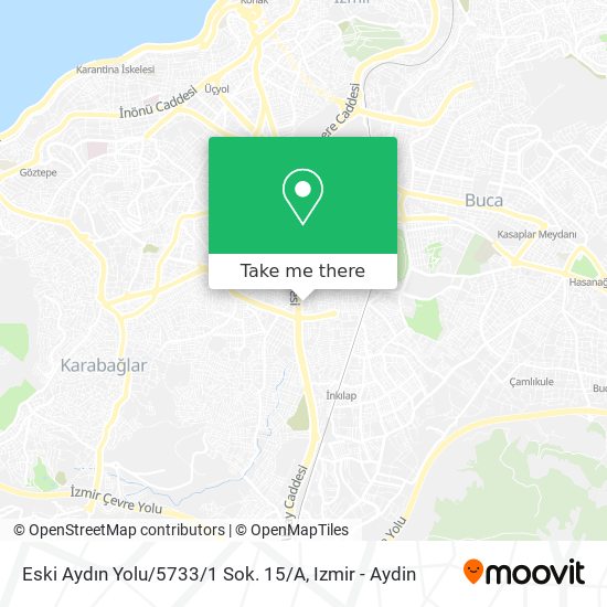 Eski Aydın Yolu / 5733 / 1 Sok. 15 / A map