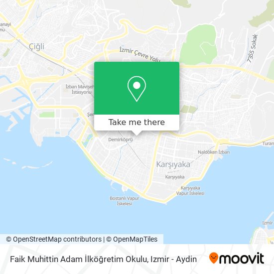 Faik Muhittin Adam İlköğretim Okulu map