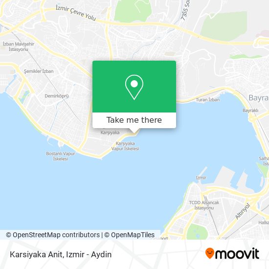 Karsiyaka Anit map