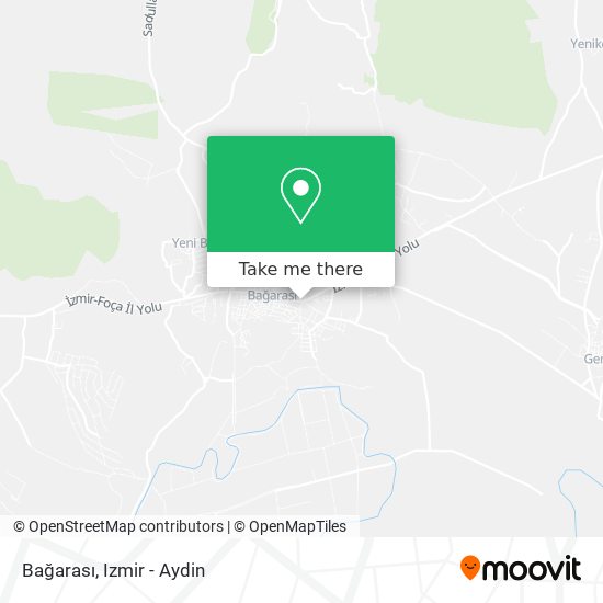 Bağarası map