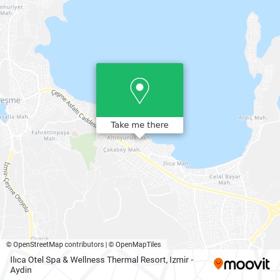 Ilıca Otel Spa & Wellness Thermal Resort map