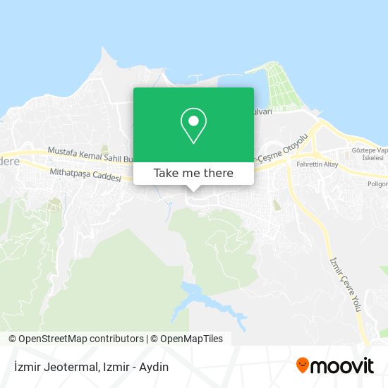 İzmir Jeotermal map
