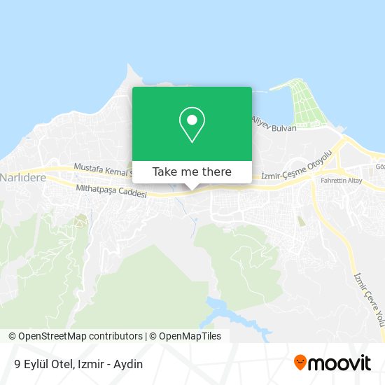 9 Eylül Otel map
