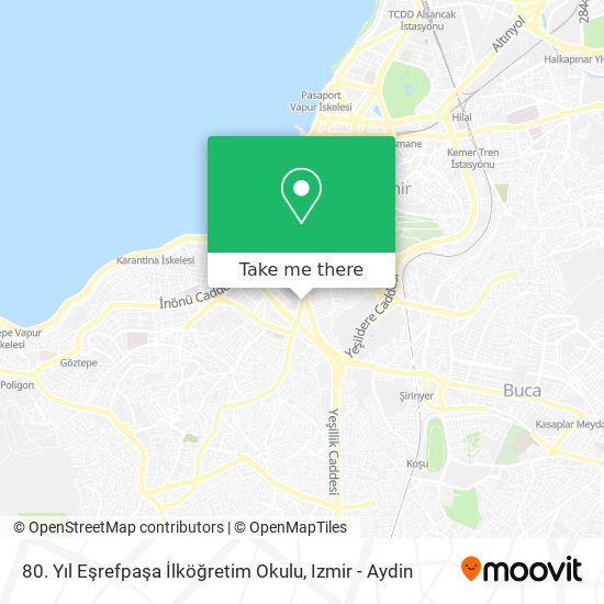 80. Yıl Eşrefpaşa İlköğretim Okulu map
