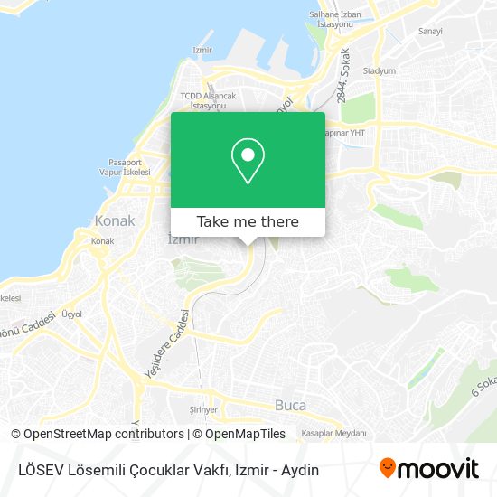 LÖSEV Lösemili Çocuklar Vakfı map