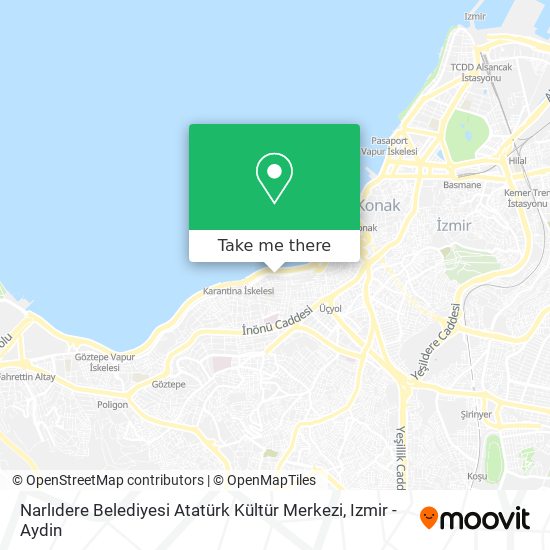 Narlıdere Belediyesi Atatürk Kültür Merkezi map