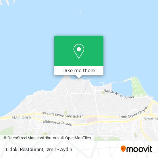Lidaki  Restaurant map