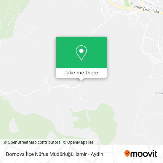 Bornova İlçe Nüfus Müdürlüğü map