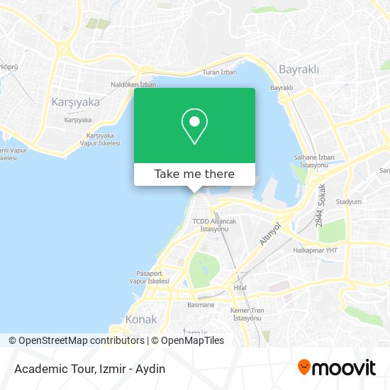 How to get to Academic Tour in İzmir by Bus, Train, Light Rail or Ferry?