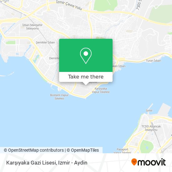 Karşıyaka Gazi Lisesi map