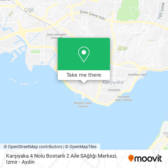 Karşıyaka 4 Nolu Bostanlı 2 Aile SAğlığı Merkezi map
