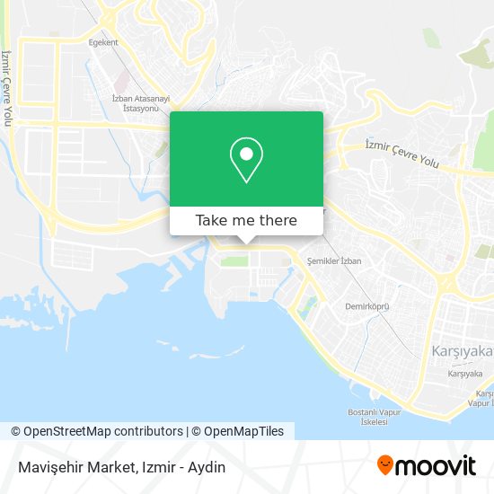 Mavişehir Market map
