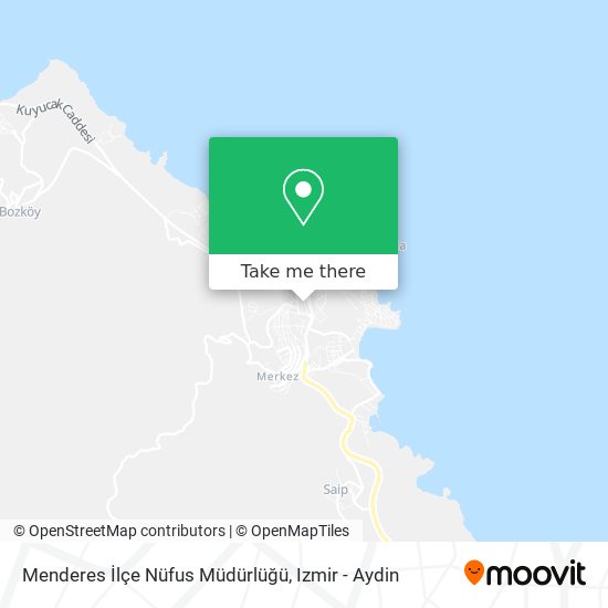 Menderes İlçe Nüfus Müdürlüğü map