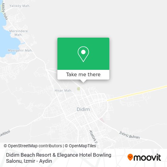 Didim Beach Resort & Elegance Hotel Bowling Salonu map