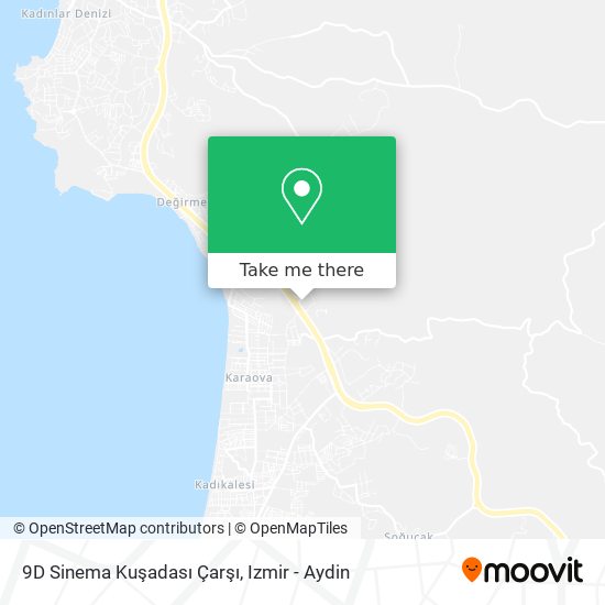 9D Sinema Kuşadası Çarşı map
