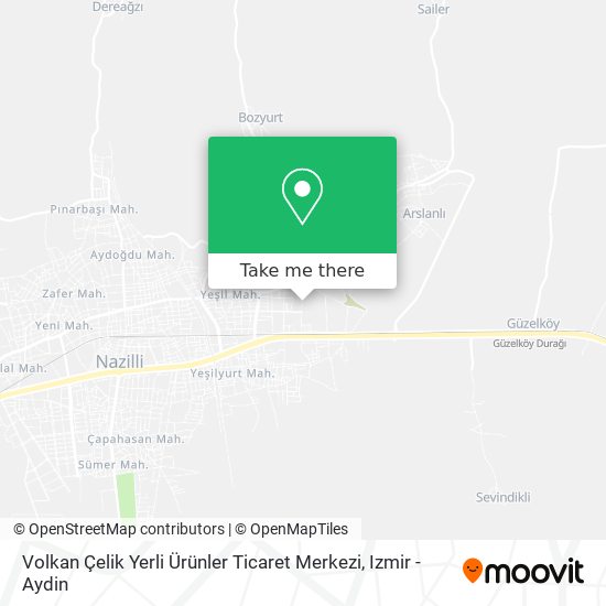 Volkan Çelik Yerli Ürünler Ticaret Merkezi map