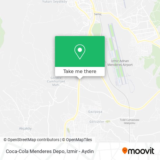 Coca-Cola Menderes Depo map