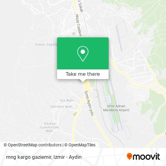 mng kargo gaziemir map