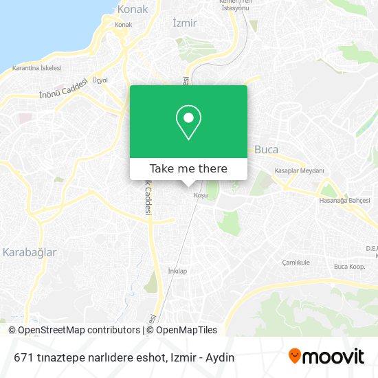 671 tınaztepe narlıdere eshot map