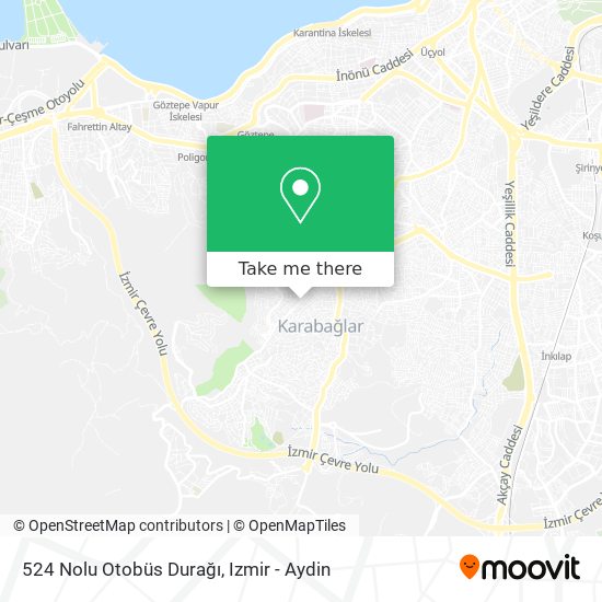 524 Nolu Otobüs Durağı map