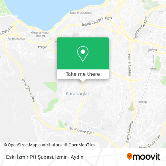Eski İzmir Ptt Şubesi map