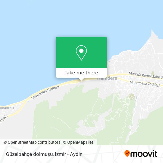 Güzelbahçe dolmuşu map