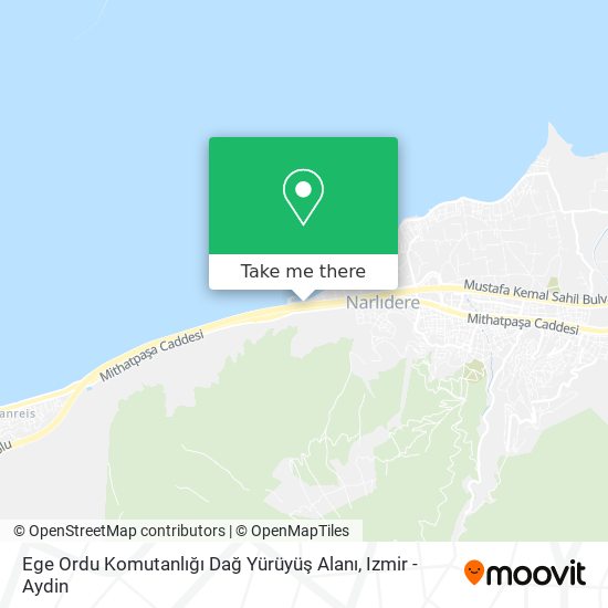Ege Ordu Komutanlığı Dağ Yürüyüş Alanı map